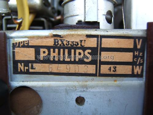 BX335U; Philips; Eindhoven (ID = 815285) Radio