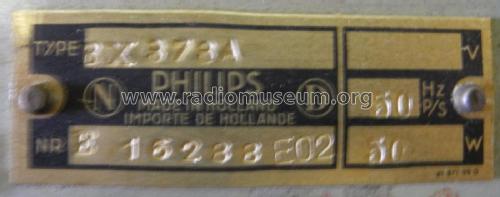 BX373A; Philips; Eindhoven (ID = 2064228) Radio