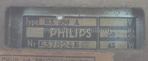 BX390A; Philips; Eindhoven (ID = 769619) Radio