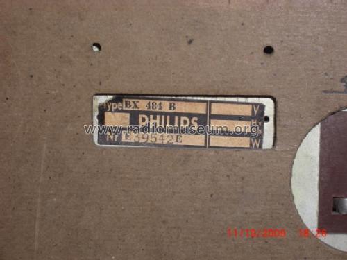 BX484B; Philips; Eindhoven (ID = 673130) Radio