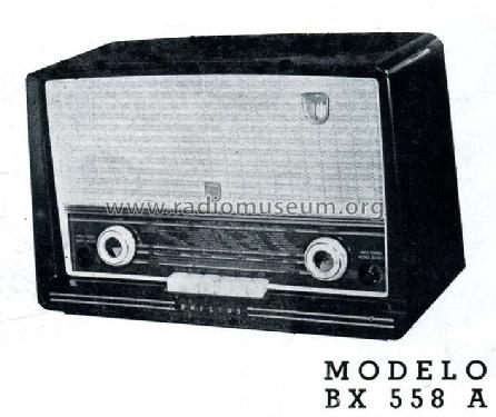 BX558A; Philips Belgium (ID = 306579) Radio