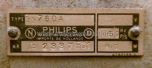 BX760A; Philips; Eindhoven (ID = 2970954) Radio
