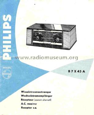 Capella Reverbeo B7X43A; Philips; Eindhoven (ID = 777903) Radio