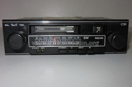 Cassette auto radio 22AC514 /02 /93; Philips; Eindhoven (ID = 2011997) Car Radio