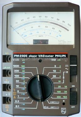Electronic VAΩ Meter PM2505 /04; Philips; Eindhoven (ID = 758010) Equipment