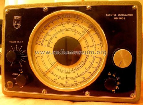 Service Oscillator - HF-Generator GM2884; Philips; Eindhoven (ID = 974278) Equipment