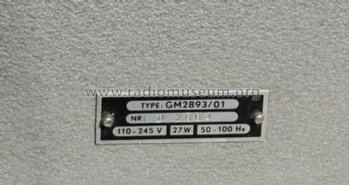 HF-Oszillator GM2893 /01; Philips; Eindhoven (ID = 2646651) Equipment