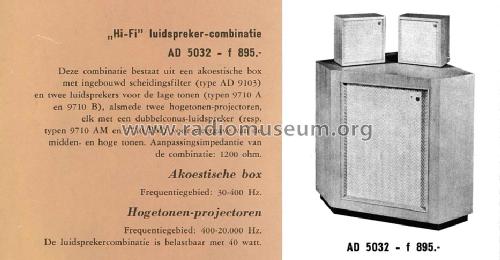 Hi-Fi Luidspreker-Combinatie AD5032; Philips; Eindhoven (ID = 1147023) Lautspr.-K