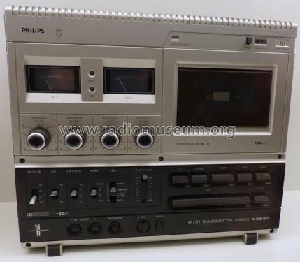 HiFi Cassette Deck N2521 /00; Philips; Eindhoven (ID = 2112257) R-Player