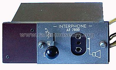 Interfoon / Interphone / Heim-Rufgerät AF7800; Philips; Eindhoven (ID = 2978351) Misc