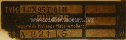 L0X95T ; Philips; Eindhoven (ID = 2309641) Radio