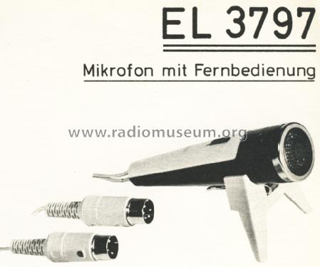 Mikrofon EL3797 /00; Philips; Eindhoven (ID = 1605253) Micrófono/PU