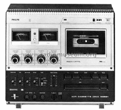 HiFi Cassette Deck N2521 /00; Philips; Eindhoven (ID = 129931) Enrég.-R
