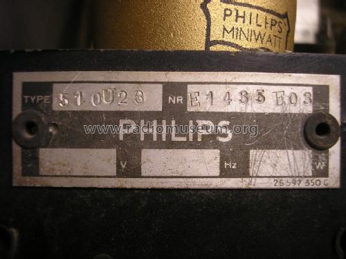 Octode Super 510U/23; Philips; Eindhoven (ID = 2996655) Radio
