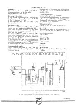 Signalverfolger GM7628; Philips; Eindhoven (ID = 1948265) Equipment