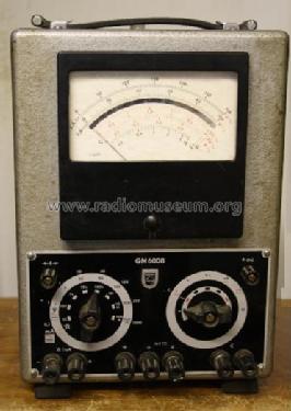 Vacuum Tube Voltmeter GM6008; Philips; Eindhoven (ID = 1049179) Equipment