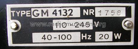 Voltmeter GM4132; Philips Electro (ID = 245713) Equipment