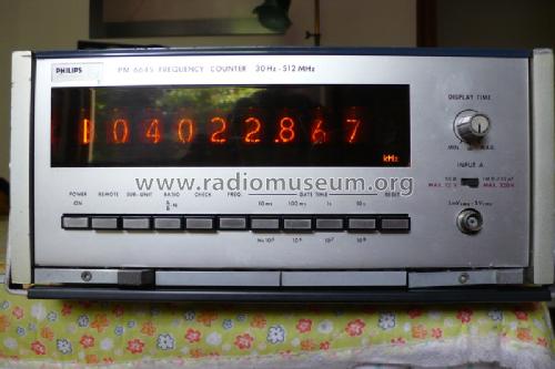 Frequency Counter PM6645 /01 /02 /03 /04 /05; Philips, Svenska AB, (ID = 1654746) Equipment