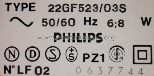22GF523; Philips France; (ID = 1608285) Enrég.-R