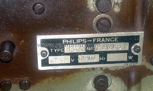 834AS; Philips France; (ID = 1451772) Radio