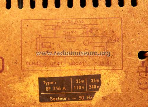 BF356A; Philips France; (ID = 2008575) Radio