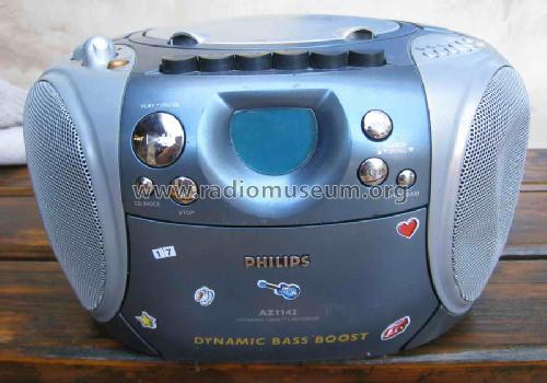 CD Radio Cassette Recorder AZ1142 /00; Philips France; (ID = 1248275) Radio