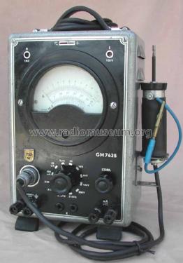 Controleur électronique, Vacuum Tube Multimeter GM7635; Philips France; (ID = 1205342) Equipment