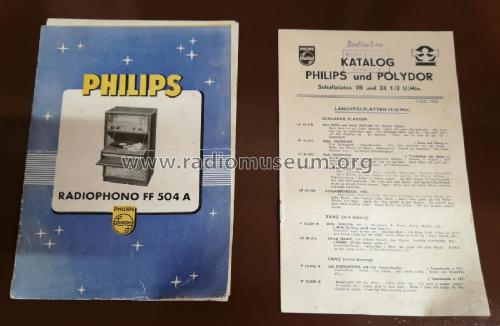 FF504A Ch= BX501A; Philips France; (ID = 2753702) Radio