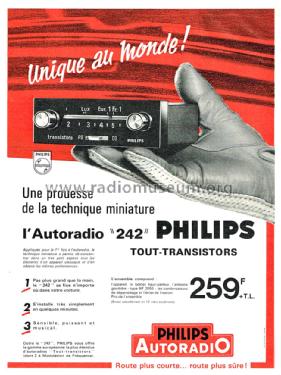 242 N2F42T /00; Philips France; (ID = 1970606) Car Radio