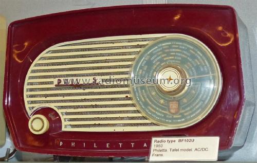 Philetta BF102U /01; Philips France; (ID = 2122520) Radio