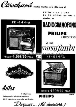 HE-554-A; Philips Ibérica, (ID = 1340009) Radio