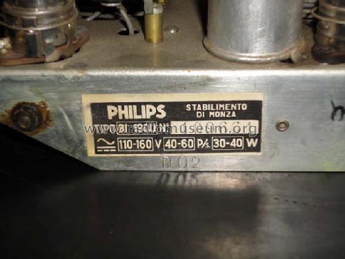 BI190/U; Philips Italy; (ID = 1328706) Radio