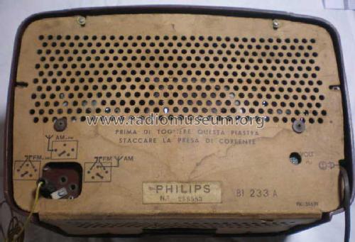 BI233A; Philips Italy; (ID = 2061290) Radio