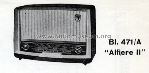 L'Alfiere 2 BI471/A; Philips Italy; (ID = 247583) Radio