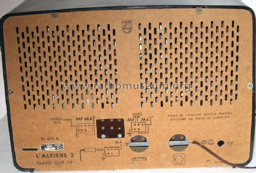 L'Alfiere 2 BI471/A; Philips Italy; (ID = 1405096) Radio