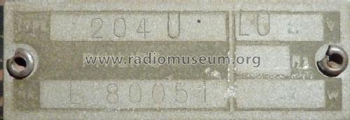 204U; Philips Belgium (ID = 893414) Radio