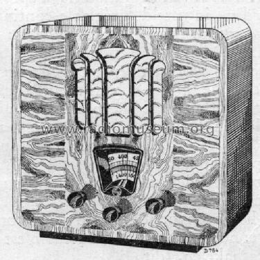 Super inductance 836A; Philips Belgium (ID = 1520202) Radio