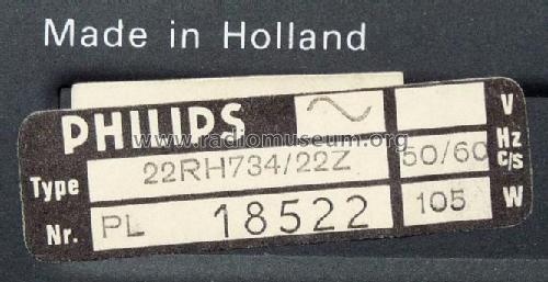 22RH734 /00 /15 /16 /22 /32 /33; Philips; Eindhoven (ID = 1911746) Radio