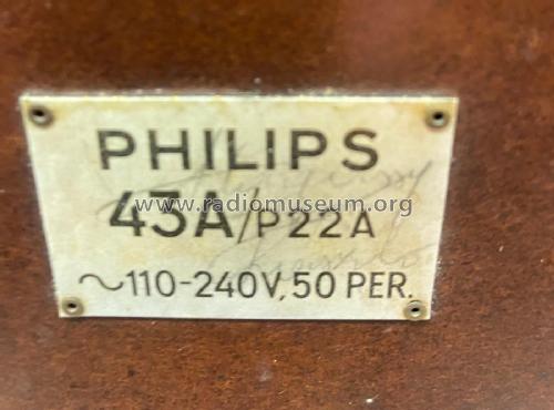 43A/P22A; Philips - Österreich (ID = 2782936) Radio