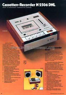Cassetten-Recorder 2506 N2506 ; Philips - Österreich (ID = 2106909) R-Player