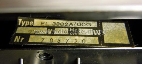 Cassetten-Recorder EL3302A /00G; Philips - Österreich (ID = 1462265) Enrég.-R