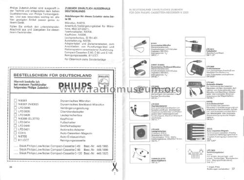 Cassetten-Recorder N2203M /22; Philips - Österreich (ID = 1695086) R-Player