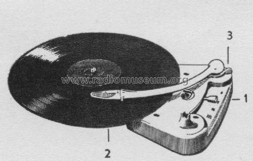 Plattenspieler-Chassis AG2001; Philips - Österreich (ID = 190766) R-Player