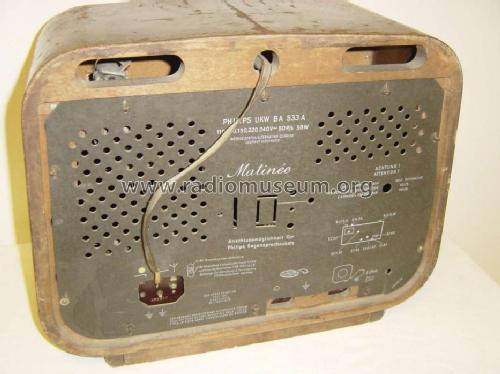 Matinée BA533A; Philips - Österreich (ID = 99022) Radio