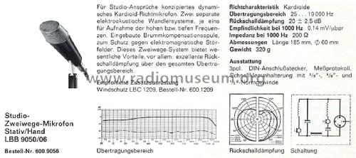 Mikrofon LBB-9050/05; Philips - Österreich (ID = 2386816) Microphone/PU