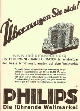 Niederfrequenz-Transformator 4003; Philips Radios - (ID = 1004028) Radio part