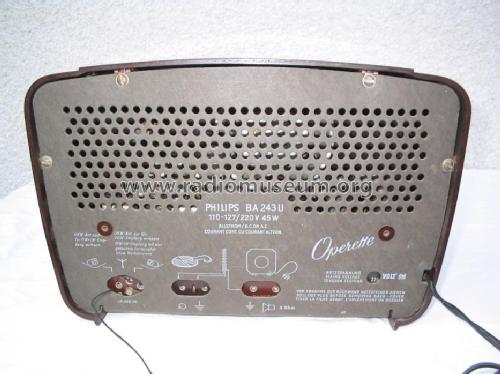 Operette BA243U; Philips - Österreich (ID = 83791) Radio