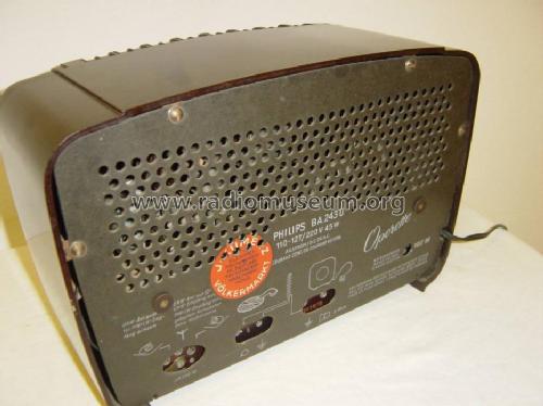 Operette BA243U; Philips - Österreich (ID = 98000) Radio