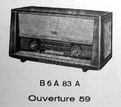 Ouvertüre 59 B6A83A; Philips - Österreich (ID = 70422) Radio