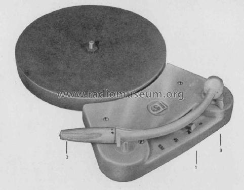 Plattenspieler-Chassis AG2001; Philips - Österreich (ID = 190771) R-Player